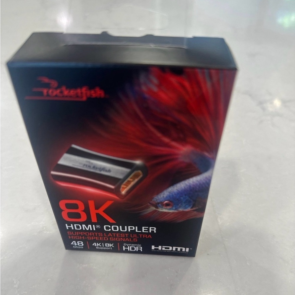 Black HDMI Coupler